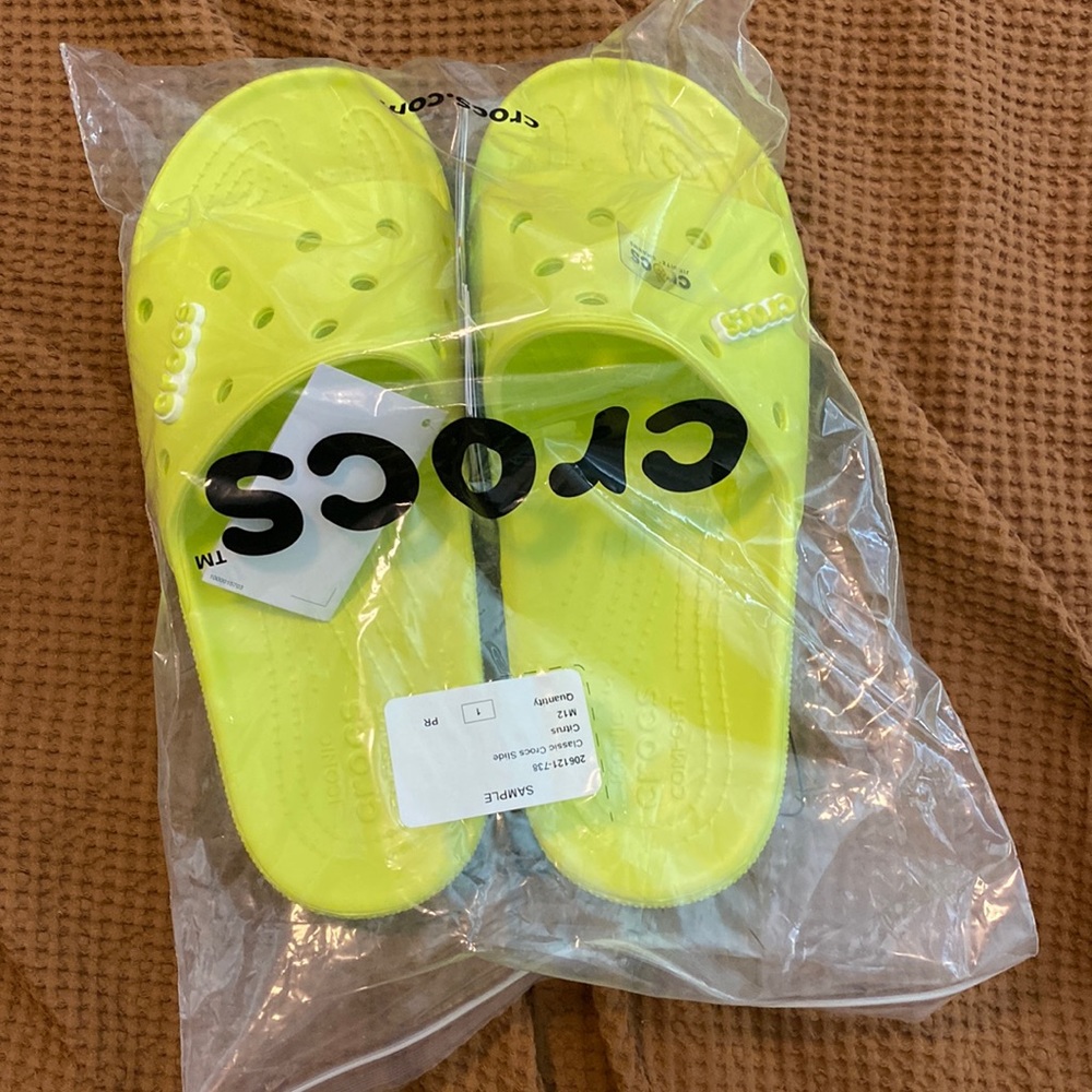 Brand new classic crocs slides